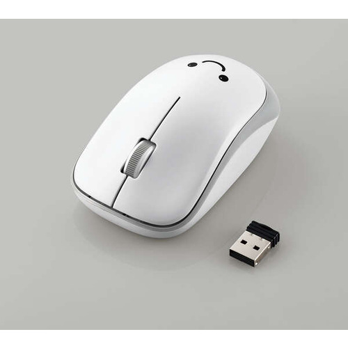 【10個書き割り】 エレコム M-IR07DRSKWH IR二十日鼠 ENELOつづき物 無線電話 3名取り草 省ワット数 静音名取り草 抗菌 白いこと