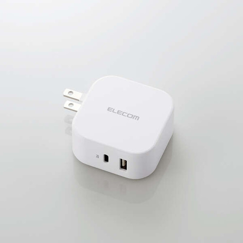 【10個セット】 エレコム MPA-ACCP20WH USB Type-C 充電器 PD対応 合計出力32W タイプC &times;1 タイプA &times;1 Type C USB-C ACアダプター コンセント ホワイト｜ウルマックス 店