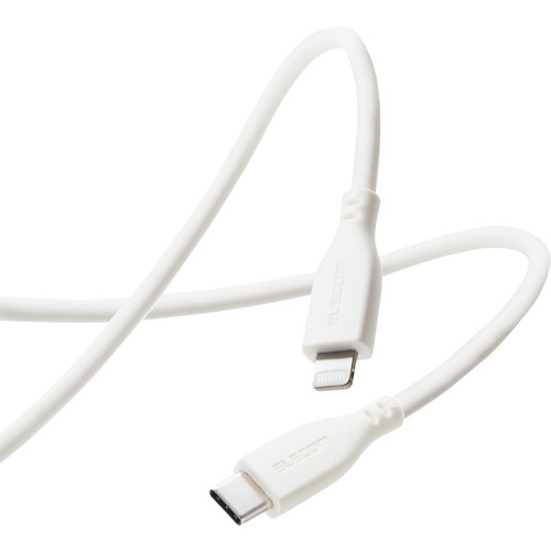 【5個仕掛ける】 エレコム MPA-CLSS10WH iphone申し受ける有線テレビ 雷光 USB Type-C ケイ素樹脂原材料