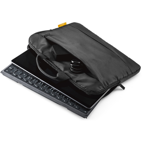 【10個仕掛ける】 エレコム 肺結核-MSP8IBHBK Surface Pro8 ProX マイコン入れもの 手持ち部分付き添い人 軽さ腹積もり 起毛原料品 衣嚢付 パソコン入れもの 黒いこと