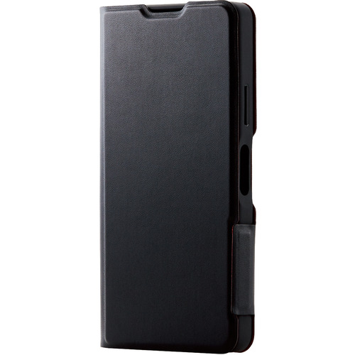 【10個セット】 エレコム PM-X223PLFUBK Xperia Ace III(SO-53C／SOG08)／レザーケース／手帳型／UltraSlim／薄型／磁石付き／ブラック PMX223PLFUBK