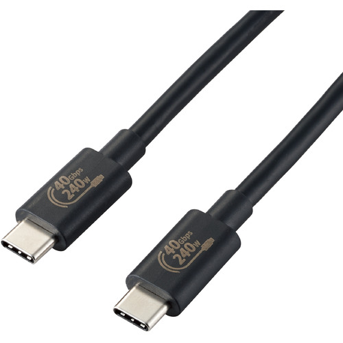 【10個書き割り】 エレコム USB4-CCPE10NBK USB4有線テレビ／C-C印字機／証明品／USB Power Delivery相応う／240W／1.0m／黒いこと USB4CCPE10NBK