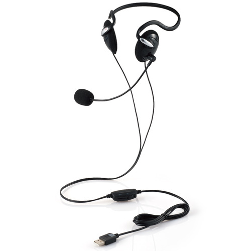 【10個仕掛ける】 エレコム HS-NB03SUBK 両耳USBネックバンドヘッドセット HSNB03SUBK