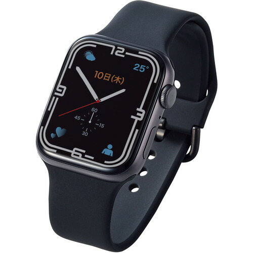 【10個セット】 エレコム AW-45BDSCLBK Apple Watch用Lサイズシリコンバンド [ 49mm 45mm 44mm 42mm ] シリコン ロングサイズ ブラック AW45BDSCLBK 12,361円