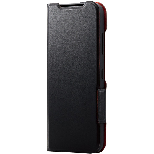 【10個セット】 エレコム PM-K222PLFUBK レザーケース／手帳型／UltraSlim／薄型／磁石付き／ブラック PMK222PLFUBK