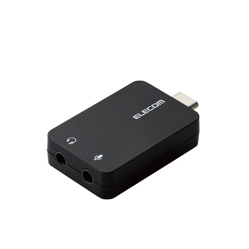 【5個仕掛ける】 エレコム USB-CADC01BK USB Type-C オーディオうつり変わりアダプター 万覚え帳マイコン 経口避妊薬相応う 黒いこと