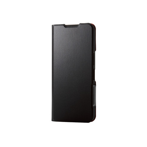 【10個セット】 エレコム PM-S241PLFUBK AQUOS wish4 SH-52E ケース レザー カバー 手帳型 マグネット フラップ 衝撃吸収 薄型 スタンド機能付 ブラック