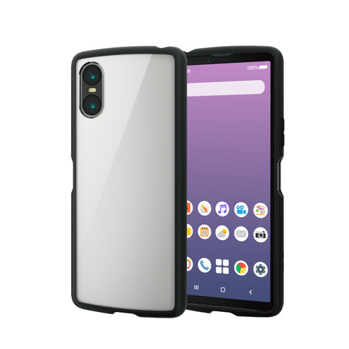 【10個セット】 エレコム PM-X241TSLFCBK Xperia 10 VI SO-52E ケース ハイブリッド カバー カメラレンズ保護設計 TOUGH SLIM LITE ブラック