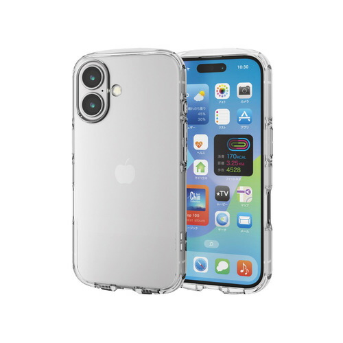 【10個セット】 エレコム PM-A24ATSLUCCR iPhone 16 TOUGH SLIM LITE タフソフト オールクリア｜ウルマックス 店 10,490円