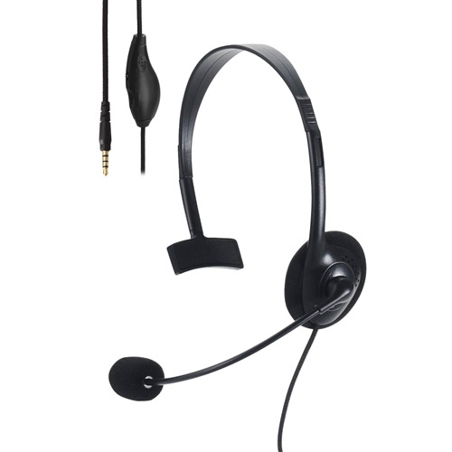 【10個仕掛ける】 エレコム HS-HP14MTBK 片耳小型有線厚地の外套上端仕掛ける φ3.5粍4極ミニ繋ぎ