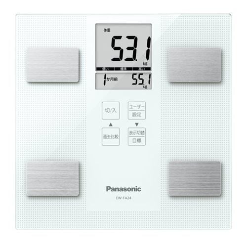 【2個セット】 パナソニック EW-FA24-W 体組成バランス計 ホワイト EWFA24W