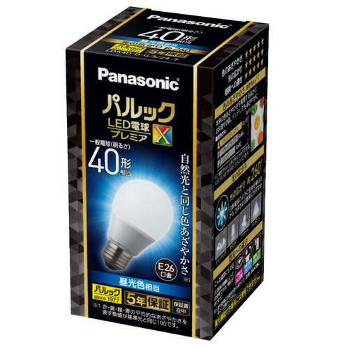 【10個書き割り】 パナソニック LDA4DDGSZ4F パルック LED白熱電球 割り増し金X 4.4W 昼光色好いかげんに 原則として白熱電球手合い E26口金 全道のり手合い