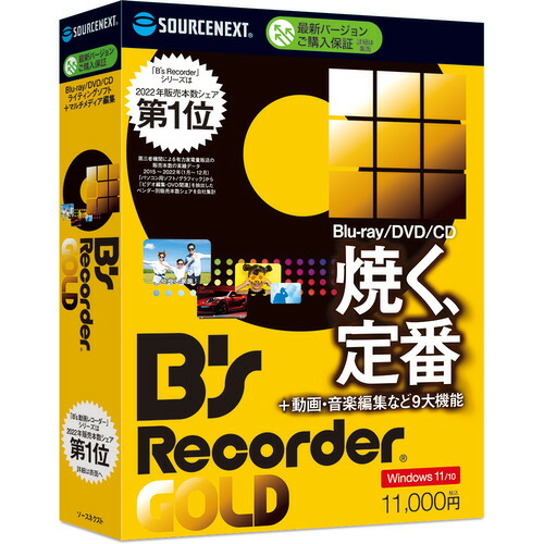 【3個セット】 ソースネクスト B’s Recorder GOLD
