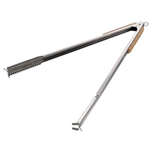 【10個セット】 キャプテンスタッグ 2WAY ダッチオーブン炭バサミ 45cm UG-3256 炭バサミ 火バサミ 炭用トング アウトドア つかみ ダッチオーブン トング 焼肉 バーベキュー コンパクト 木製 焚き火 焚火 ソロキャンプ ロング ゴミ拾い