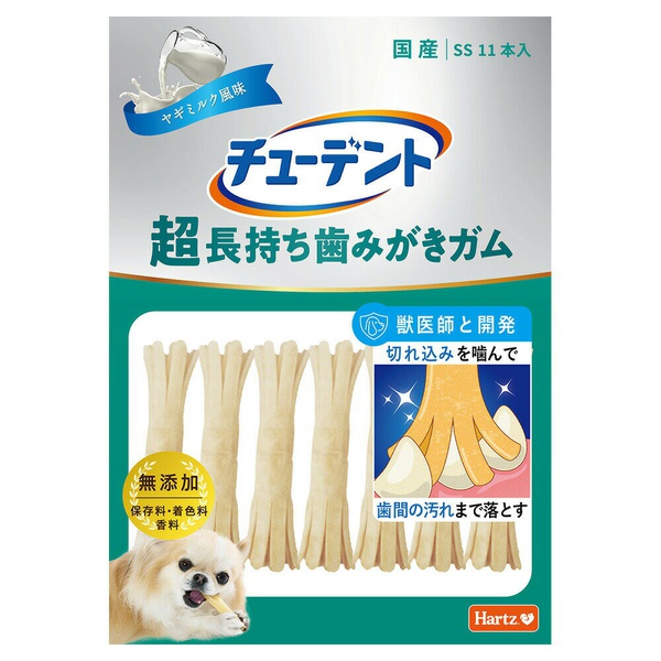 【12個仕掛ける】 住商アグロインターナショナル チューデント 超持ちこたえる歯磨きチュインガム SS 野羊市乳味わい 11本