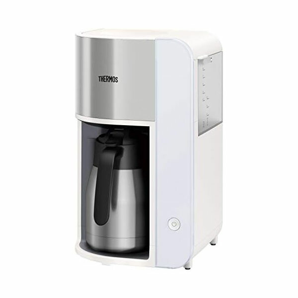 【2個仕掛ける】サーモス THERMOS 無意味さ断熱ポット 珈琲製造業者 1L 白いこと ECK-1000 WH 一般受け商いもの