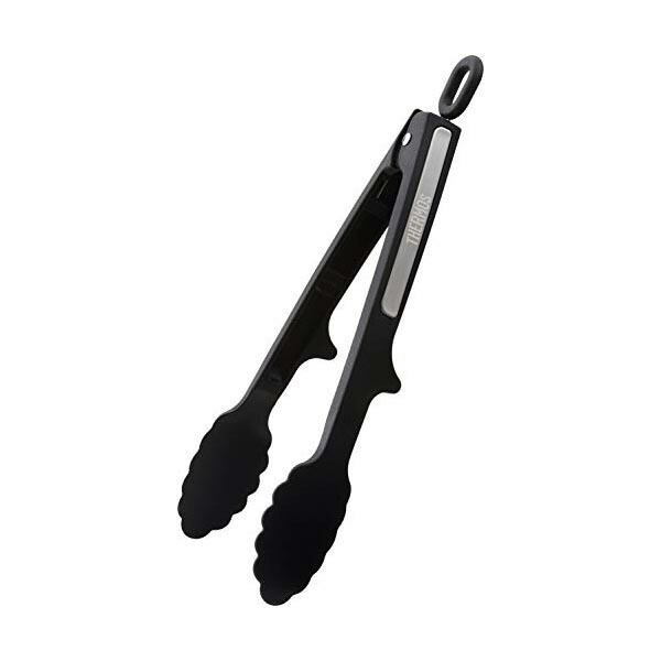 【36個セット】 サーモス ナイロントング ブラック(BK) KT-T001 耐熱性 食洗器対応 洗いやすい 調理器具 ブラック トング ナイロン キッチンツール 取り分け ナイロン製 調理 すべらない つかみやすい 傷付けない 耐熱 食洗機対応 高耐熱 軽量｜ウルマックス 店