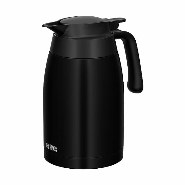【2個仕掛ける】サーモス ステンレス鋼ポット 1.5L つや消し黒いこと 保温ポット 卓上ポット 魔法びん社会システム 保温保冷 TTB-1501 MTBK 一般受け商いもの