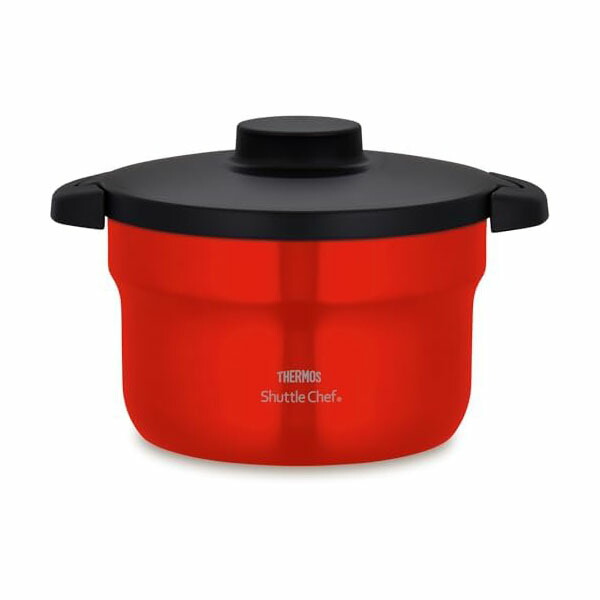 【2個仕掛ける】サーモス 無意味さ保温膳立て器 シャトル料理人 2.8L 3~5人用 アーバンレッド セラプロテクトコート KBJ-3002 UR 一般受け商いもの
