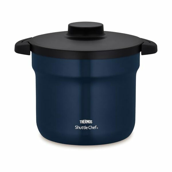 サーモス 無意味さ保温膳立て器 シャトル料理人 4.3L 4~6人用 米国海軍 セラプロテクトコート KBJ-4502 NVY 一般受け商いもの