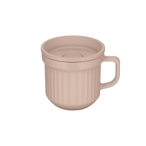 【3個セット】 THERMOS DJU-220-AMBE アーモンドベージュ スープマグ 220ml