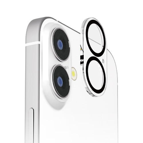 【5個セット】 PGA PG-24ACLG01CL iPhone 16/16 Plus用 カメラフルプロテクター [クリア] Premium Style