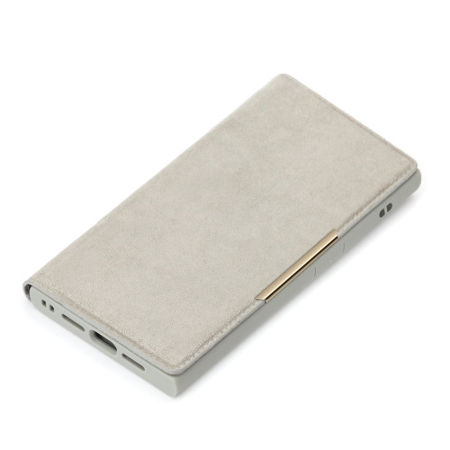 【10個仕かける】 PGA PG-25KCF04GY iPhone 16e用 クリアフリップケース スエードクロス調  薄墨色 スマートフォン・タブレット-スマートフォン・携帯電話アクセサリー-ケース・カバー