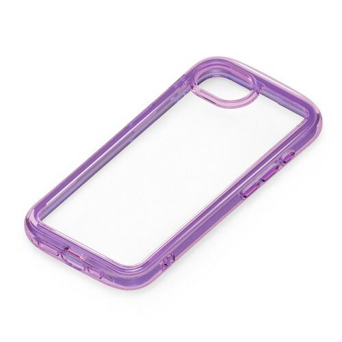 【5個セット】 PGA PG-25KAR05PP iPhone 16e用 エアクッションケース  ネオンパープル