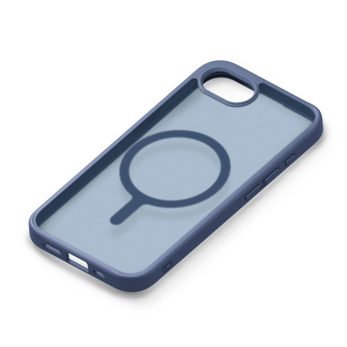 【10個セット】 PGA PG-25KMH06NV iPhone 16e用 MagSafe対応 ハイブリッドケース  マットネイビー