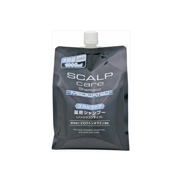 【10個仕掛ける】 スカルプケア 薬用シャンプー詰替 1000ml コスメステーション シャンプー