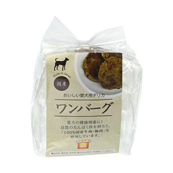 【12個仕掛ける】 A・P・S 愛玩動物ボンネット「嘉」ワンバーグ 120g