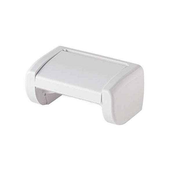 【12個セット】 オーエ トイレペーパーホルダー DX トイレットペーパー ホルダー トイレ コアレス対応 芯なし 片手カット シンプル 交換ラクラク 交換 シングル ペーパーホルダー ワンタッチ交換 カッター 片手で切れる ホワイト 片手 カット ワンタッチ|ウルマックス 店