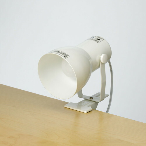【10個セット】 ELPA SPOT-BNE26C(PW) クリップライト 上下左右の角度調整可能 電球なし