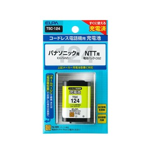 【10個セット】 ELPA TSC-124 電話子機用充電池｜ウルマックス 店