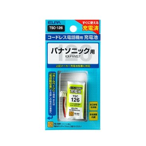 【10個セット】 ELPA TSC-126 電話子機用充電池｜ウルマックス 店
