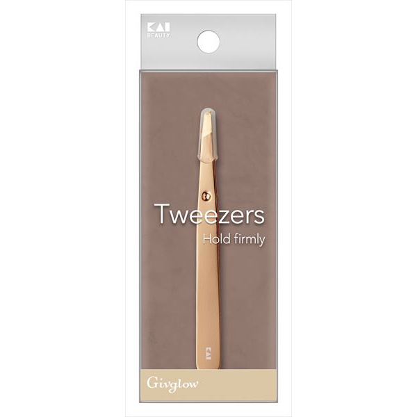 【120個書き割り】 HC3905 Givglow TWEEZERS CHAMPAGNEGOLD