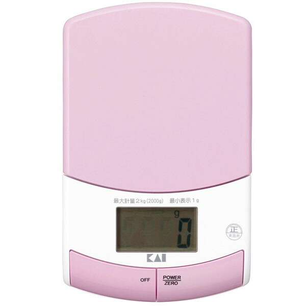 【10個セット】 貝印 クッキングスケール 薄型・コンパクト デジタル 計量器 2kg計量 ピンク DL-6337 薄型計量器 製菓 キッチン用品 日用品 薄型デジタル計量器 薄型 キッチンスケール 量り お菓子作り 製菓用品 コンパクト 貝印カミソリ