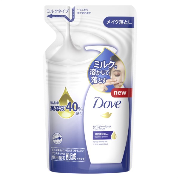 【24個セット】 ダヴモイスチャーミルククレンジングつめかえ用 ユニリーバ メイク落とし・クレンジング