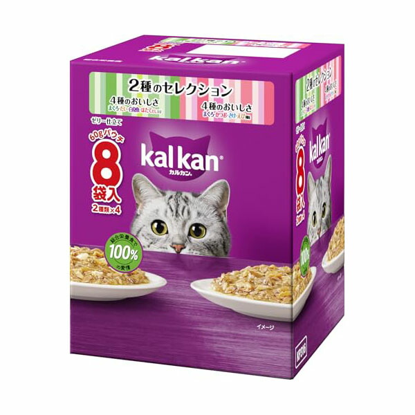 【12個仕掛ける】 マースジャパンリミテッド カルカンパウチ 2種まぐろ・たい・卵白魚・ほたてだし/まぐろ・かつお・さけ・えび味わい 60g×8