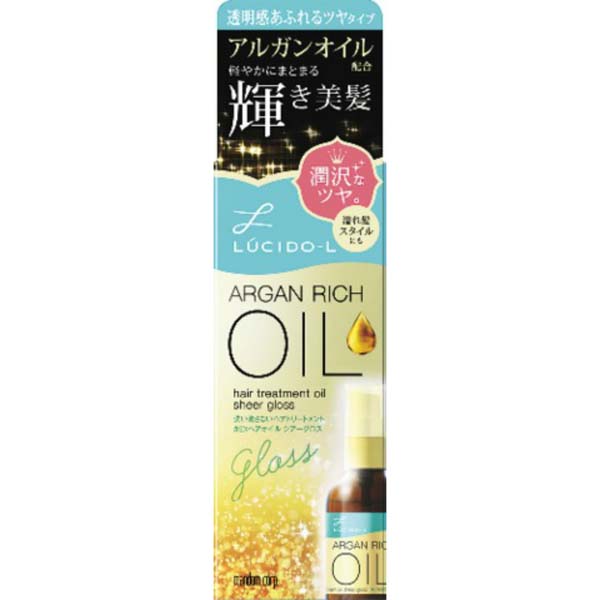 【5個セット】 マンダム ルシードエル オイルトリートメント #EXヘアオイル シアーグロス ヘアオイル 正規品 乾燥 アルガンリッチオイル 化粧品 ツヤ感 パサつき ルシード スタイル ツヤ髪 ヘアケア アットコスメ
