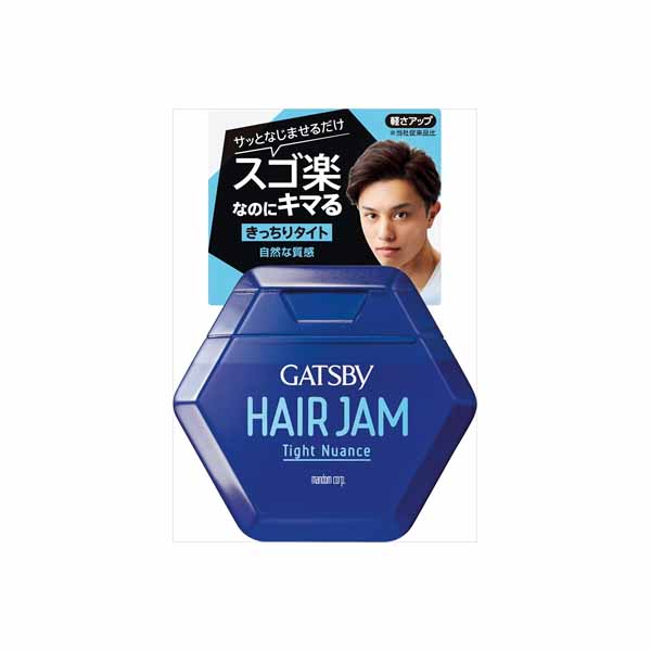 【12個セット】 ギャツビーヘアジャムタイトニュアンス マンダム スタイリング