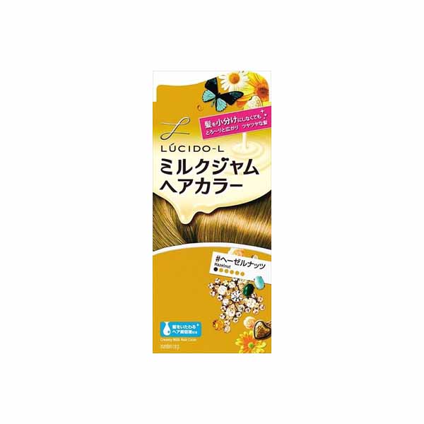 【7個セット】 ルシードエル ミルクジャムヘアカラー #ヘーゼルナッツ 医薬部外品 ヘアカラー・黒髪用