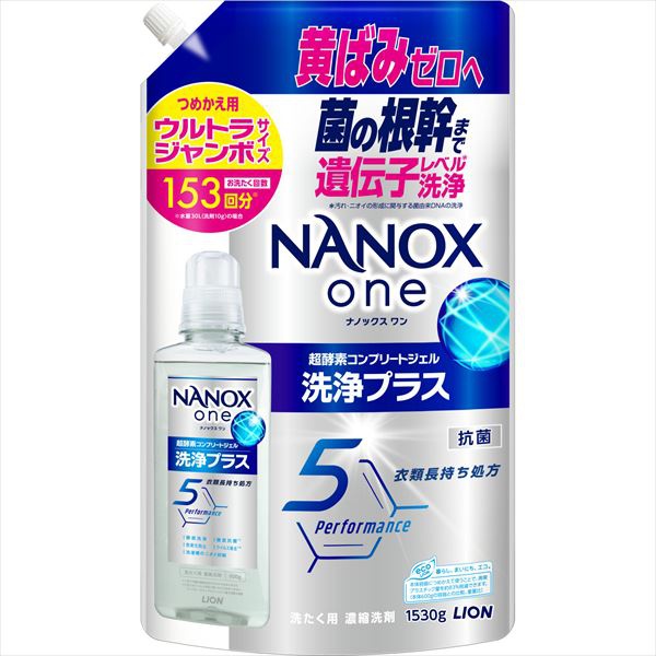 【6個セット】 NANOX one 洗浄プラス つめかえ用ウルトラジャンボ｜ウルマックス 店