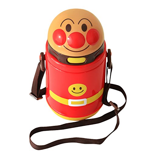 【24個書き割り】 レック アンパンマン 麦わら付ダイカット吸い筒 400ml KK-318 （吸い筒） 保冷手合い 麦わら壜 慰安旅行 ちびっ子 入園 はいり込む 幼稚園 保育園 初等学校 文字記号 お弁当グッズ 吸い筒 グッズ お坊っちゃん お嬢さん こども ちびっ子用 キッズ
