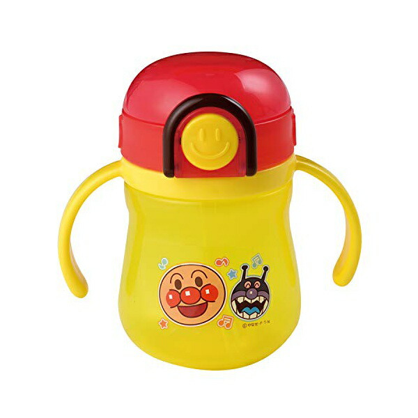 【5個セット】 レック アンパンマン ワンタッチ ストローマグ 200ml