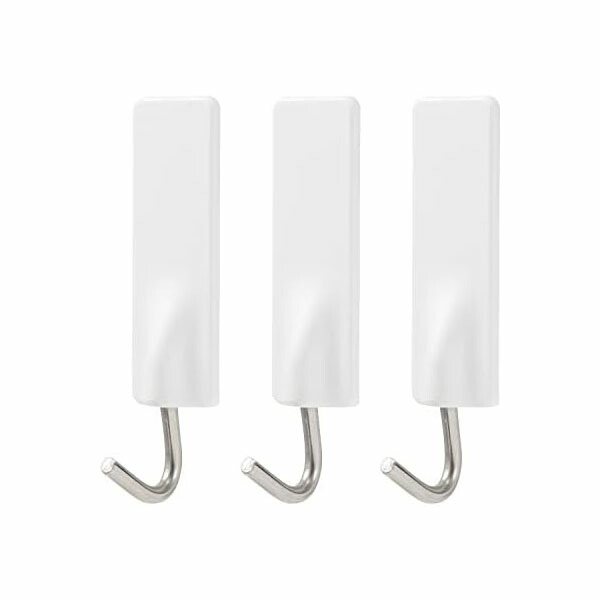 【60個セット】 レック 粘着 ツールフック 小 3個入 H00434 粘着ツールフック フック 引っ掛け 小物 ツール ポリカーボネート 粘着フック 粘着タイプ 吊下げ 掲示用品 耐荷重 ホワイト 生活雑貨 雑貨 収納 日用品 インテリア