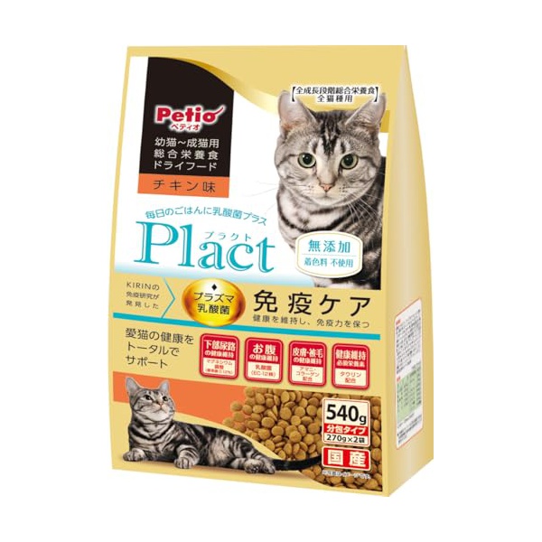 【12個セット】 ペティオ プラクトキャットドライチキン味5 40g 10,373円