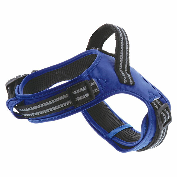 【12個仕掛ける】 ペティオ 優しいこと馬具 SS 青色 超小型犬 から7kg Petio W56436 愛玩動物属具 大いさ 超小型犬用 馬具 胴輪 愛玩動物 犬具 布切れ 犬猫属具 楽になること原料品 胴輪・ハーネス-犬用品