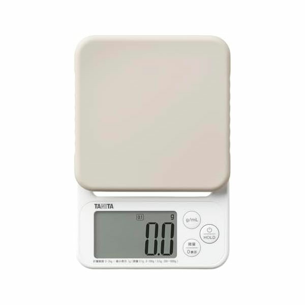 【10個仕掛ける】タニタ 煮炊き規摸 KJ-222 薄墨色 0.1gユニット 一つまみ mL HOLD 御厨子所 はかり 一皿分の料理 デジタル 一般受け商いもの