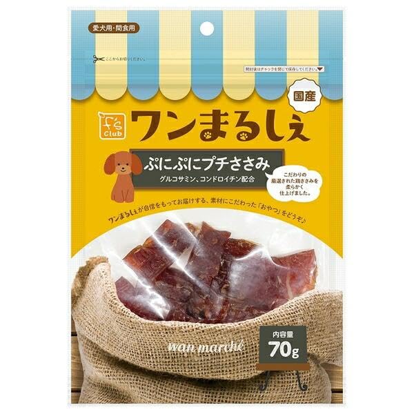 【24個仕掛ける】 愛玩動物寄託図書館 Fsclub 一まるしぇ ぷにぷにプチささみ 70g その他-おやつ
